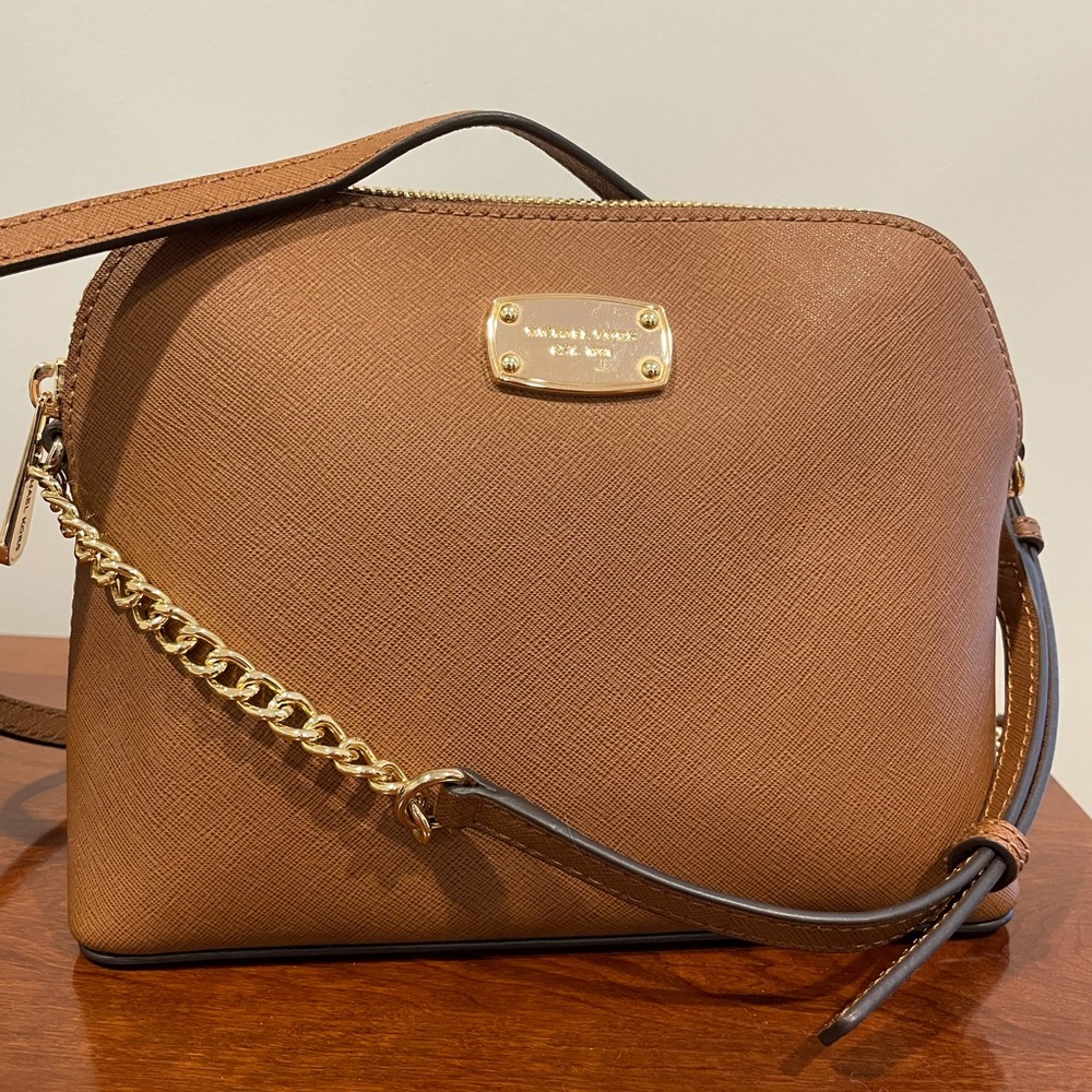 Michael Kors brown cross body bag